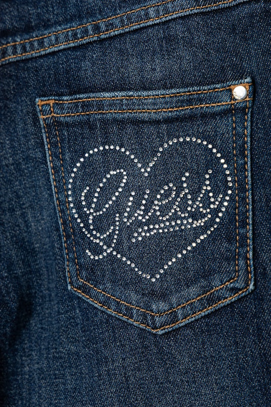 Dziewczynka Guess jeansy dziecięce J5BA10.D4MS0.9BYA granatowy