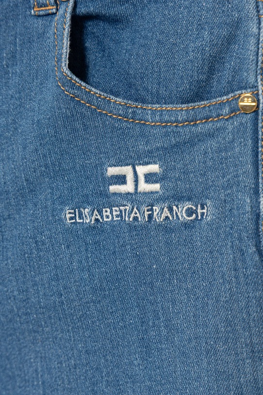 Dziewczynka Elisabetta Franchi jeansy dziecięce EFPA289.0.DS004 niebieski