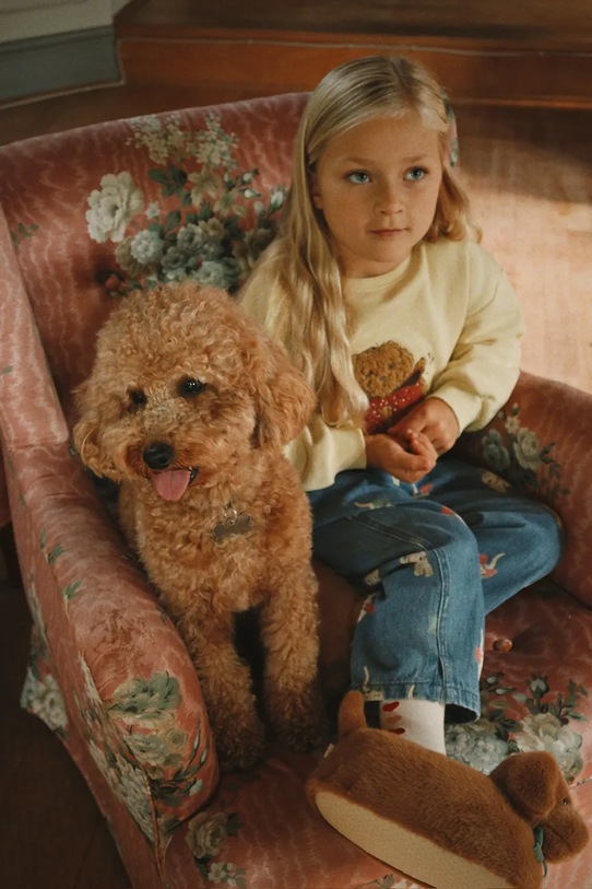 Konges Sløjd jeansy dziecięce MAGOT SLIT PANTS GOTS KS105173.9BYA