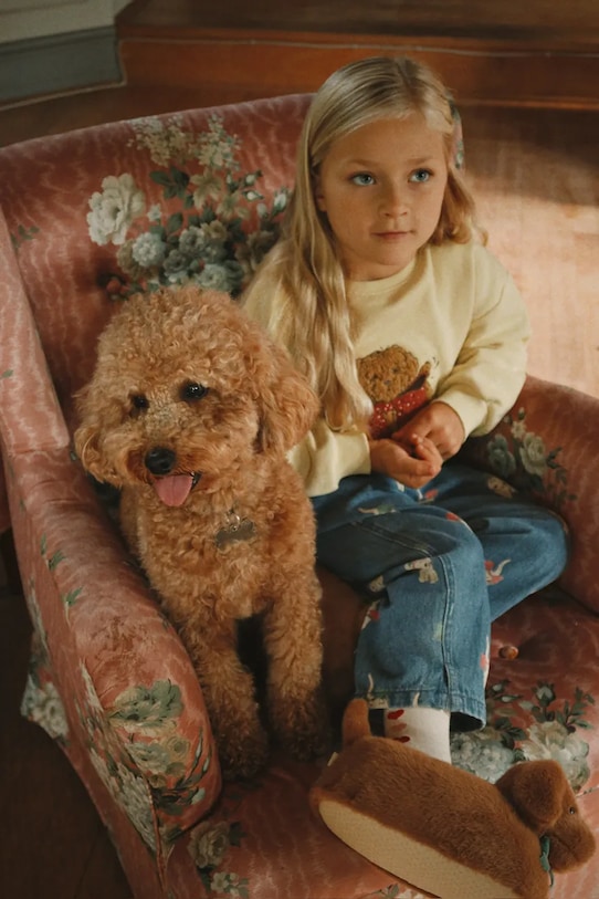 Konges Sløjd jeansy dziecięce MAGOT SLIT PANTS GOTS KS105173.9BYA