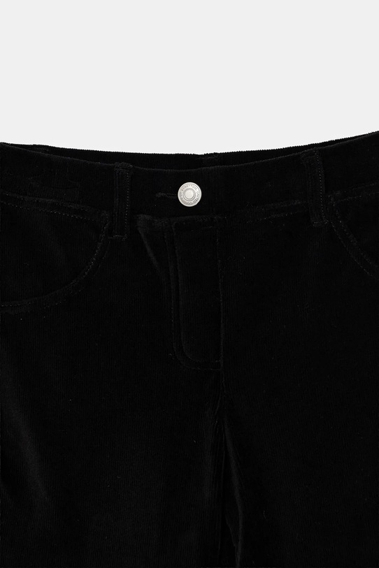 Dziewczynka United Colors of Benetton spodnie sztruksowe dziecięce 4DZBCE04K.G.Seasonal czarny