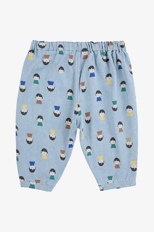 Băieți Bobo Choses jeans bebeluși Game Pawns 225AB082 albastru