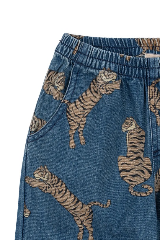 Chłopiec Konges Sløjd jeansy dziecięce MAGOT PANTS GOTS KS103889.9BYA granatowy