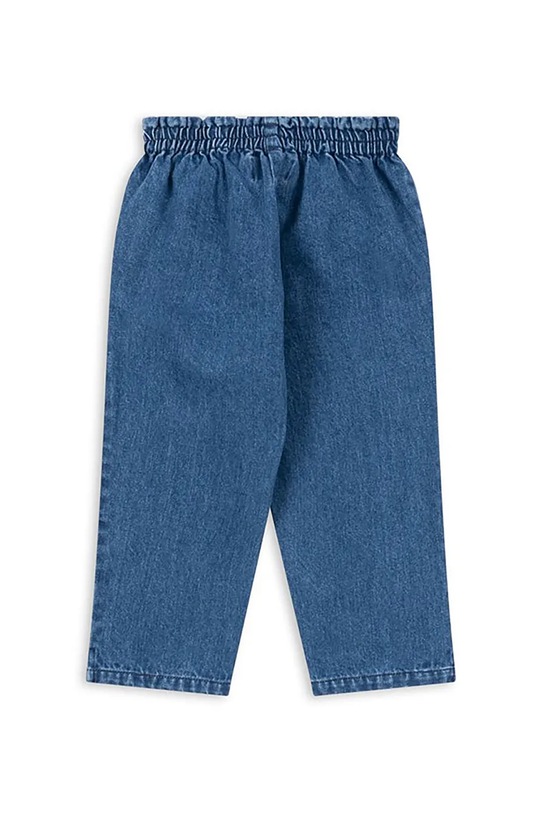 Βαμβακερό τζιν Konges Sløjd MAGOT FRILL PANTS GOTS KS104476.9BYA σκούρο μπλε AW25