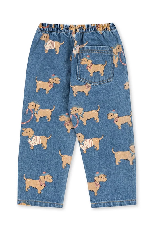 Chłopiec Konges Sløjd jeansy dziecięce MAGOT PANTS GOTS KS105177.9BYA niebieski