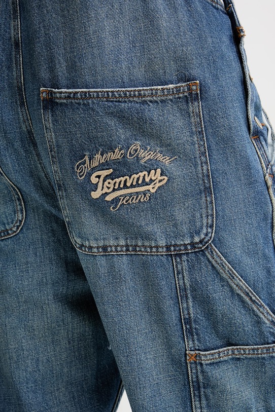 Tommy Jeans ogrodniczki jeansowe DM0DM21244 niebieski