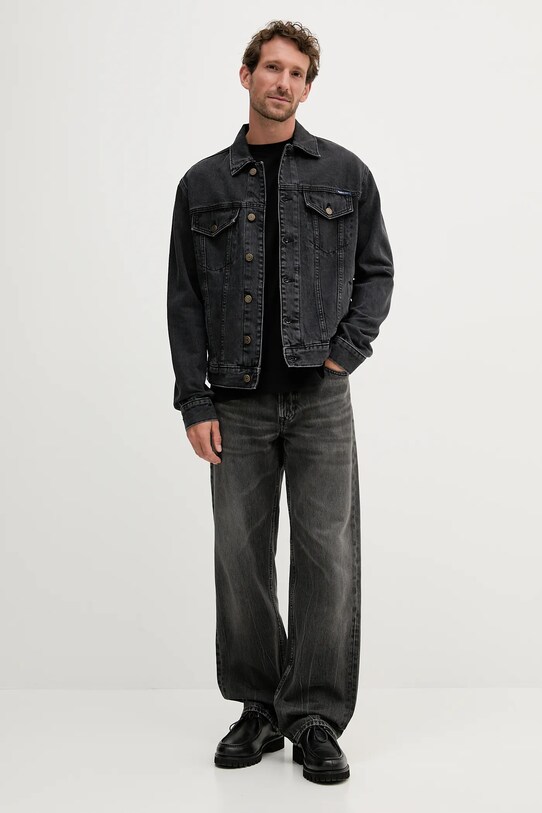 Calvin Klein Jeans jeansy LV04RB705G szary AW25