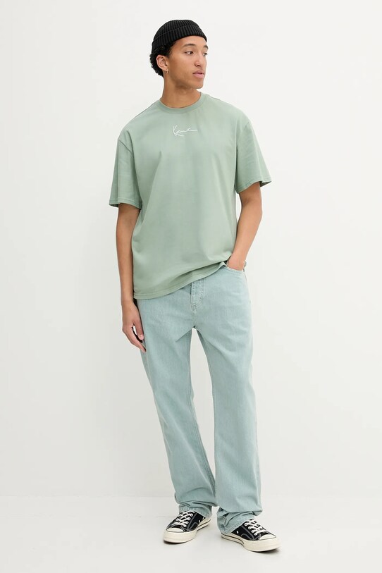Hugo Blue jeansy 50541663 turkusowy AW25