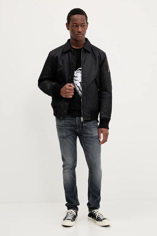 HUGO jeansy 50542675 szary AW25