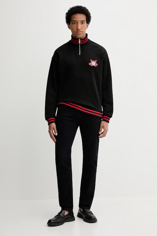 HUGO jeansy 50542677 granatowy AW25