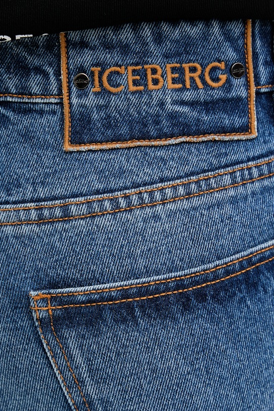 Iceberg blugi din bumbac albastru 2SL1.0228