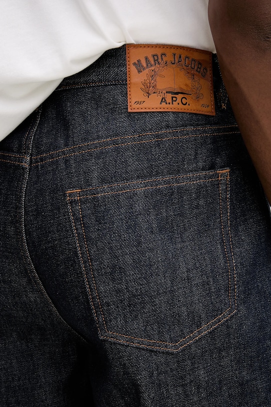 A.P.C. jeansy A.P.C. x MARC JACOBS granatowy COHKL.H09238