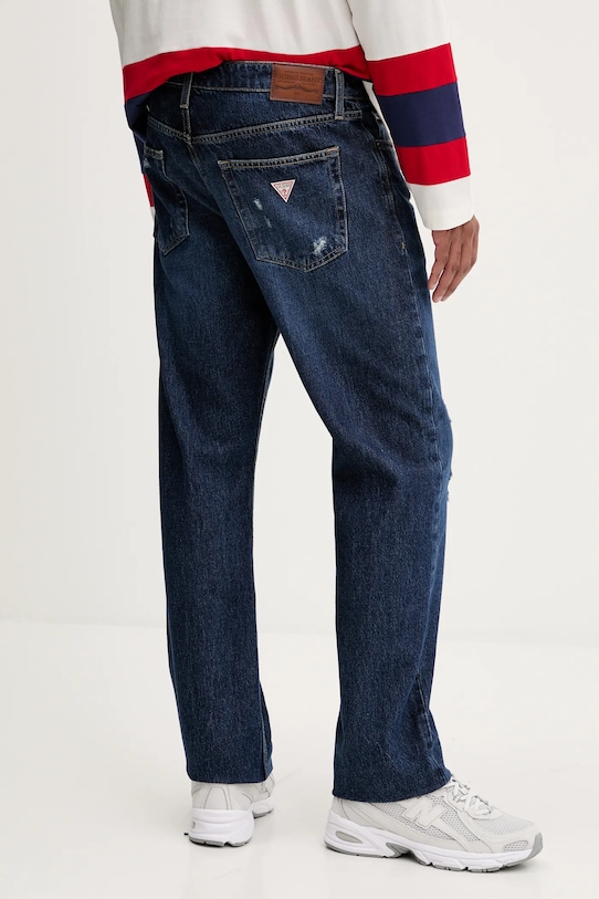 Odzież Guess Jeans jeansy M5YA1B.D5R26 granatowy