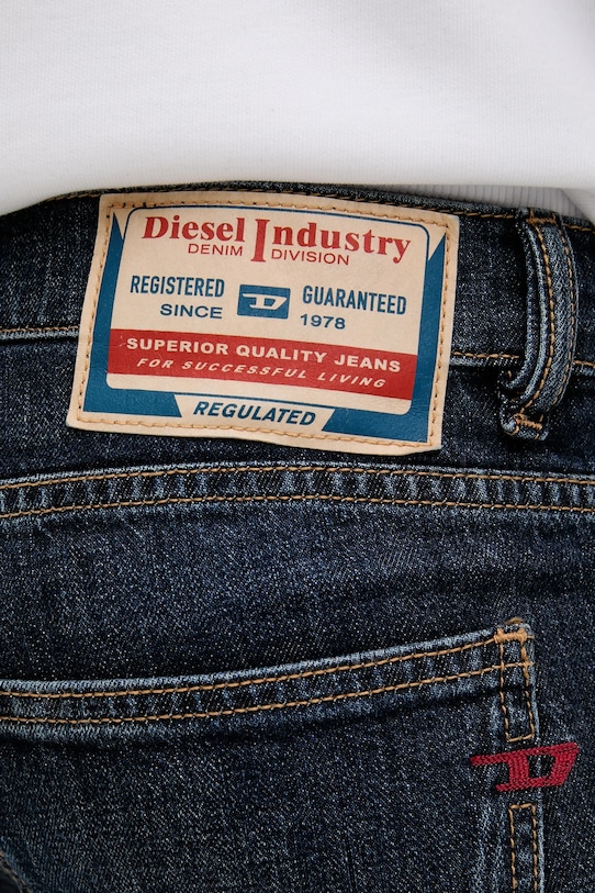Džíny Diesel 2019 D-STRUKT L.32 námořnická modř A03558.0DBED