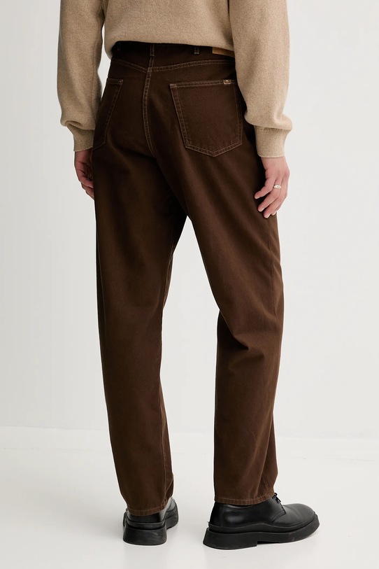 Odzież PS Paul Smith spodnie bawełniane M2R.850Z.T22475 brązowy