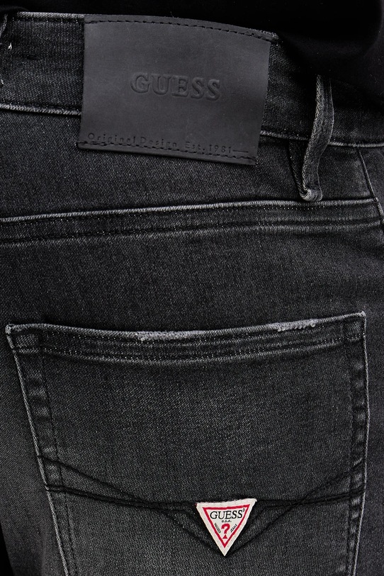 Guess jeansy ANGELS czarny M5BAN2.D0621