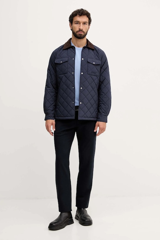 Guess pantaloni con lana MYRON M5BB82.WJ010 blu navy AW25