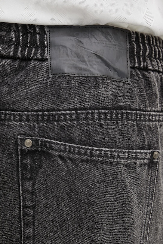 Хлопковые спортивные штаны adidas Originals Adilenium Denim чёрный KF8543