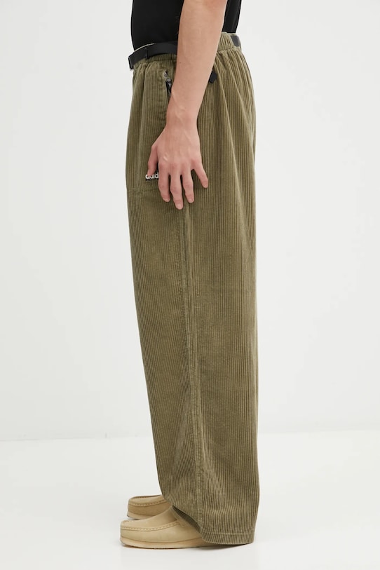 adidas Originals spodnie sztruksowe EQT Pant JX1468 zielony AW25