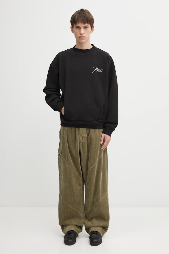 adidas Originals pantaloni in velluto a coste EQT Pant JY3459 verde