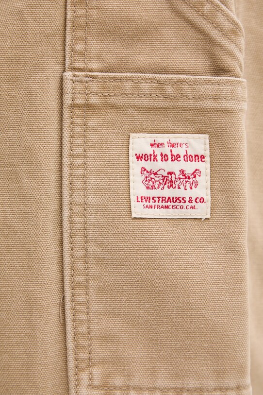 Levi's spodnie bawełniane beżowy 55849.0067
