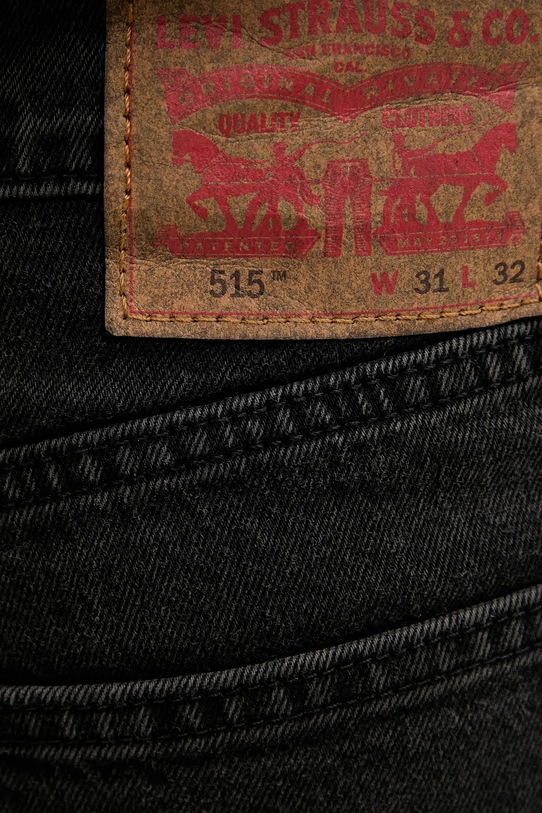 Levi's jeansy 515 SLIM FIT STRAIGHT czarny A7222.0003