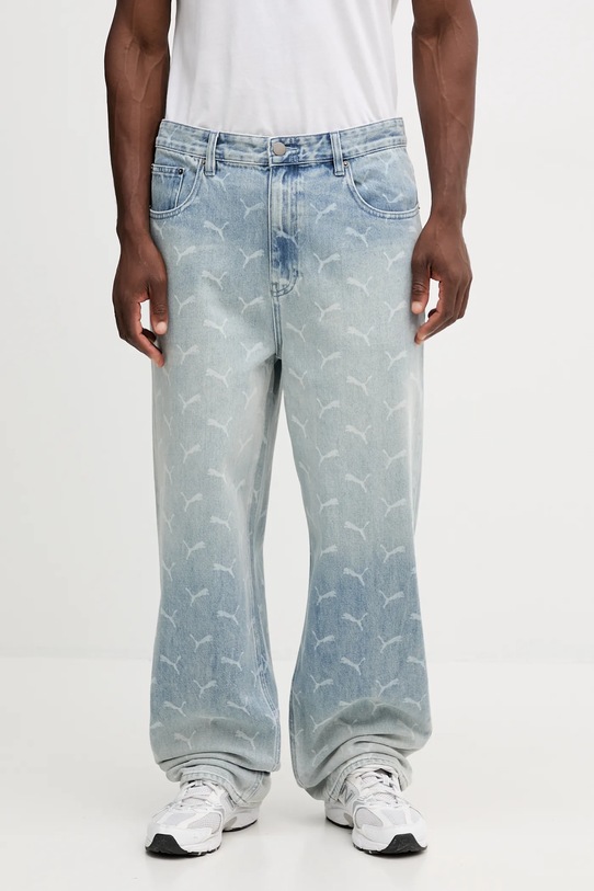 Puma jeansy PUMA x A$AP ROCKY niebieski 633428