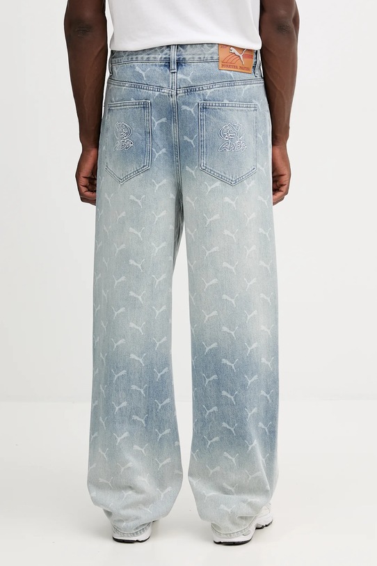 Odzież Puma jeansy PUMA x A$AP ROCKY 633428 niebieski