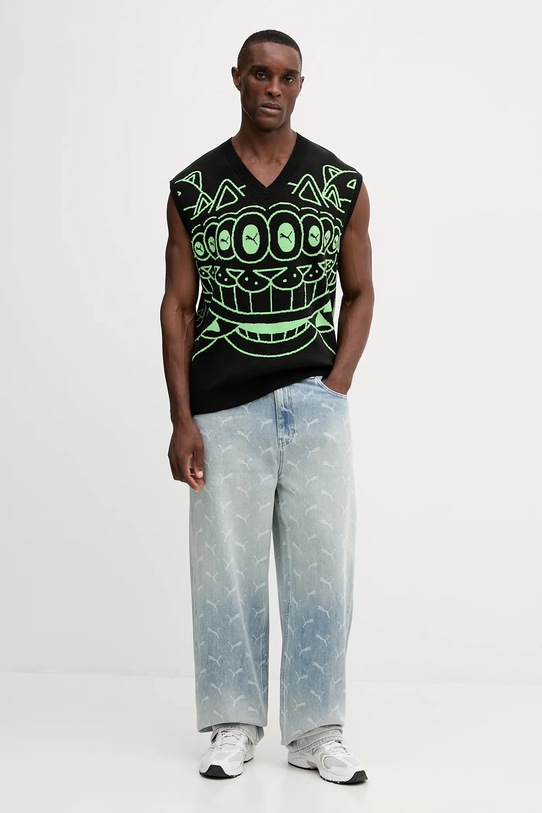 Puma jeansy PUMA x A$AP ROCKY niebieski 633428