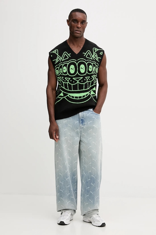 Puma jeans PUMA x A$AP ROCKY albastru 633428