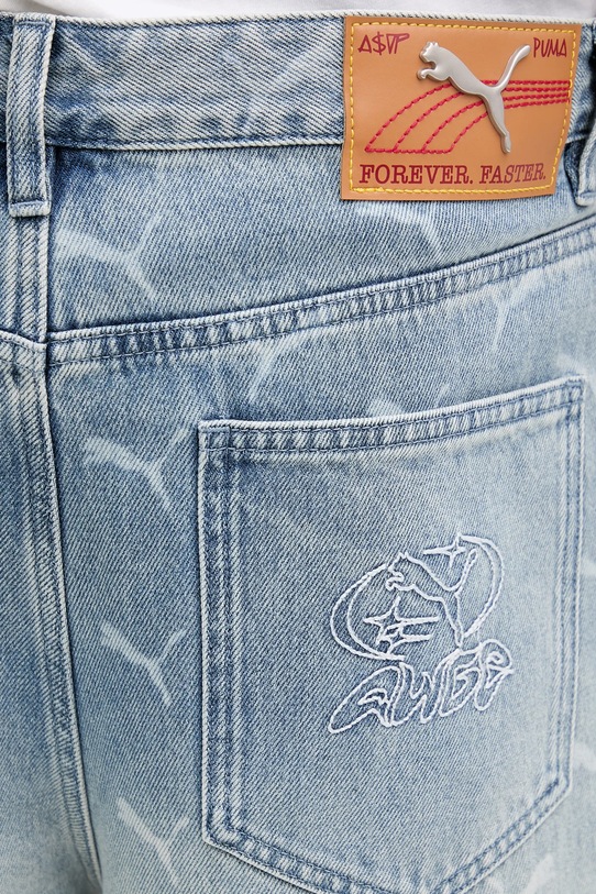 Puma jeansy PUMA x A$AP ROCKY 633428 niebieski