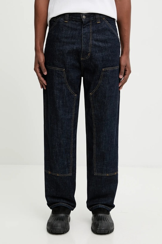 Carhartt WIP jeansy OG Double Knee granatowy I035797.102
