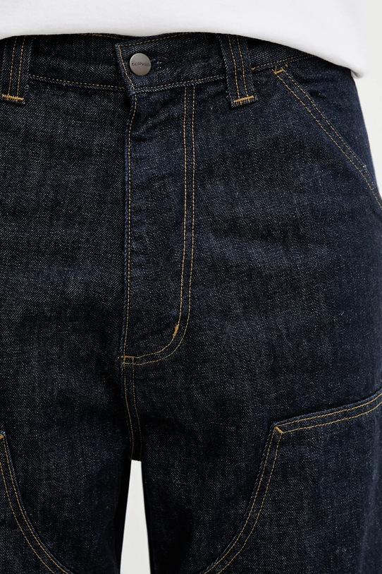 Carhartt WIP jeansy OG Double Knee granatowy I035797.102