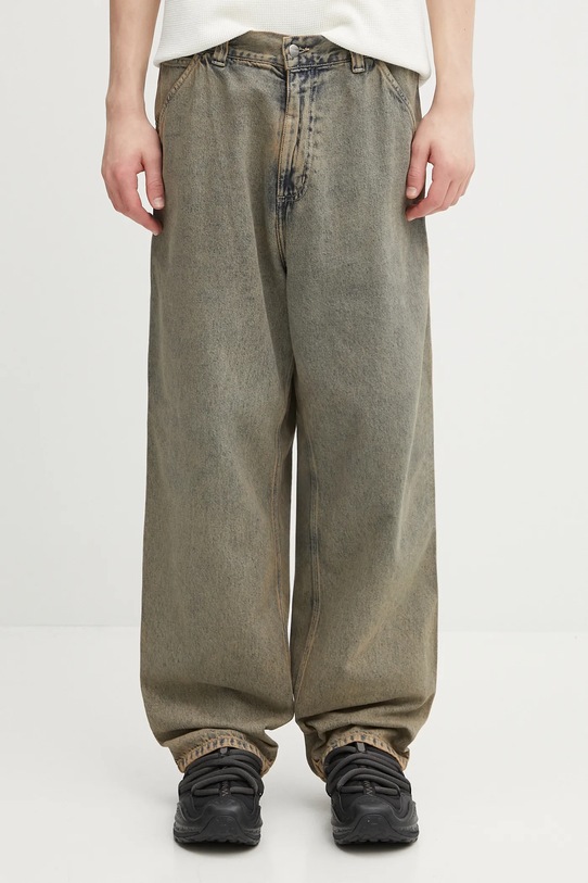 Carhartt WIP jeansy OG Single Knee beżowy I035819.3FUGD
