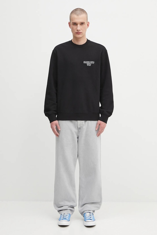 Дънки Carhartt WIP Single Knee I035826.895F сив