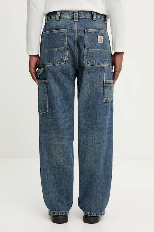 Odzież Carhartt WIP jeansy OG Double Knee I035797.014L granatowy