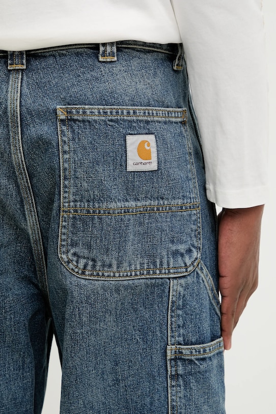 Carhartt WIP jeansy OG Double Knee granatowy I035797.014L
