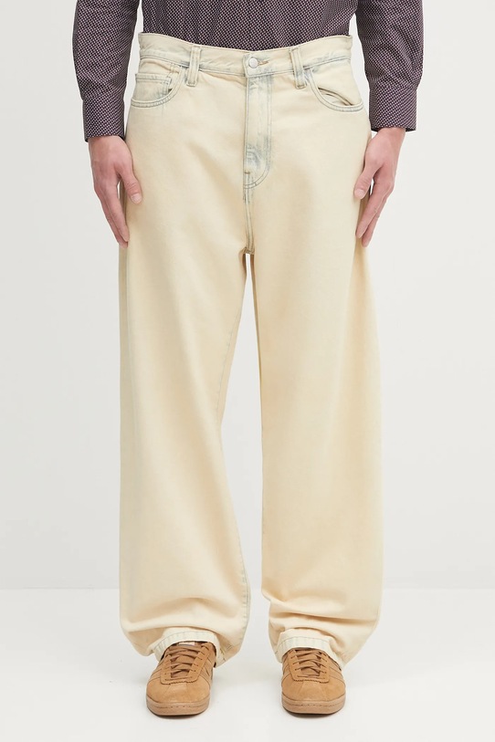 Carhartt WIP cotton jeans Landon beige I030468.01SN