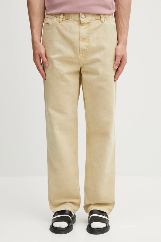Carhartt WIP jeansy Single Knee beżowy I035559.07E5F