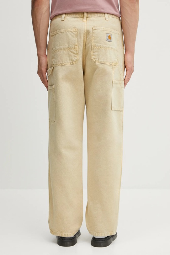 Odzież Carhartt WIP jeansy Single Knee I035559.07E5F beżowy