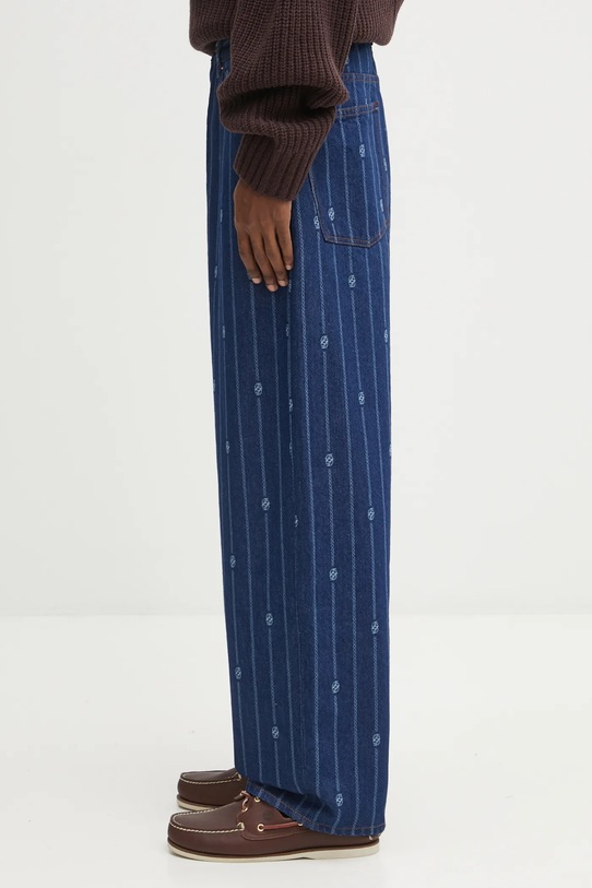 Drôle de Monsieur jeansy Le Jean Baggy Monogramme I.BP168.CO238 niebieski AW25