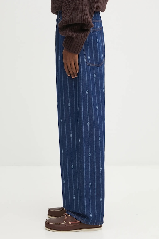 Drôle de Monsieur jeansy Le Jean Baggy Monogramme I.BP168.CO238 niebieski AW25