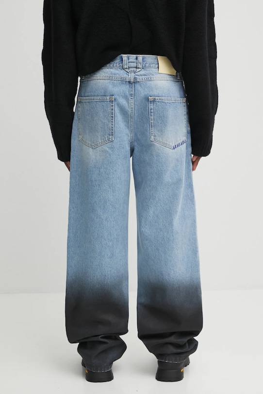 Odzież Axel Arigato jeansy bawełniane Zine A3263001 niebieski