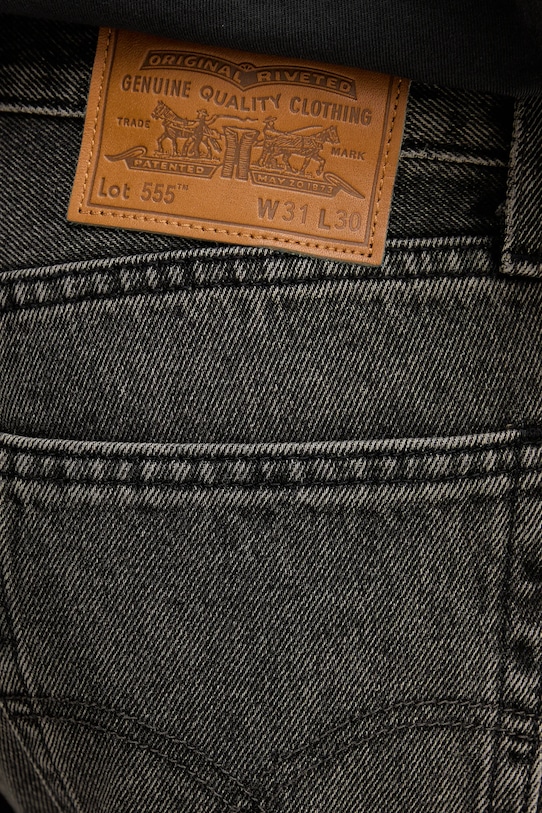 Levi's jeansy 555™ RELAXED STRAIGHT szary 000LO.0033