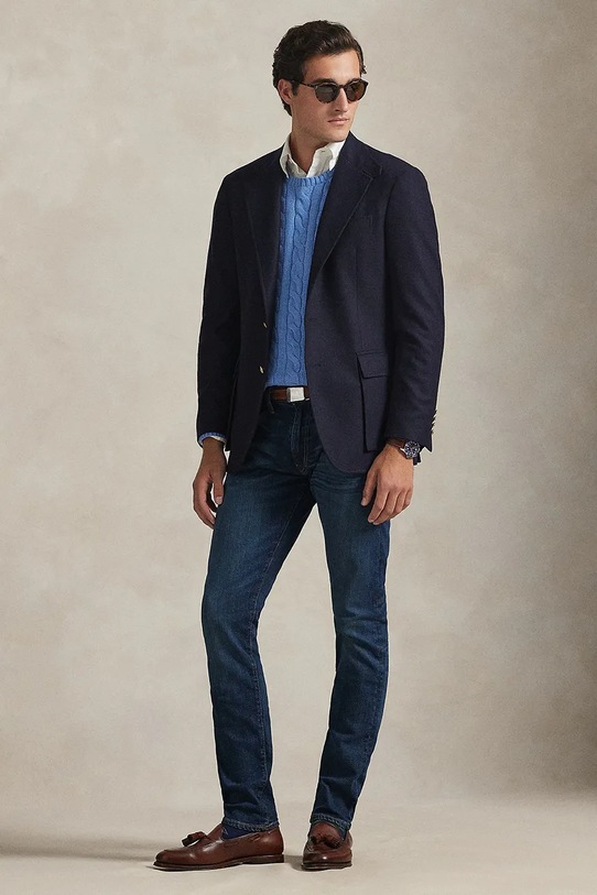 Polo Ralph Lauren jeansy granatowy 710982150