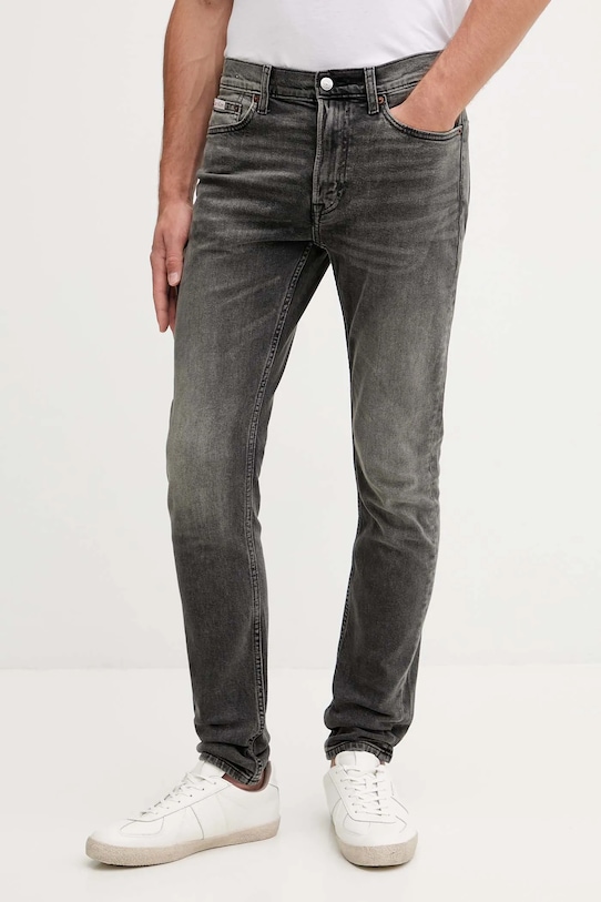 Džíny Calvin Klein Jeans šedá LV04RD702G