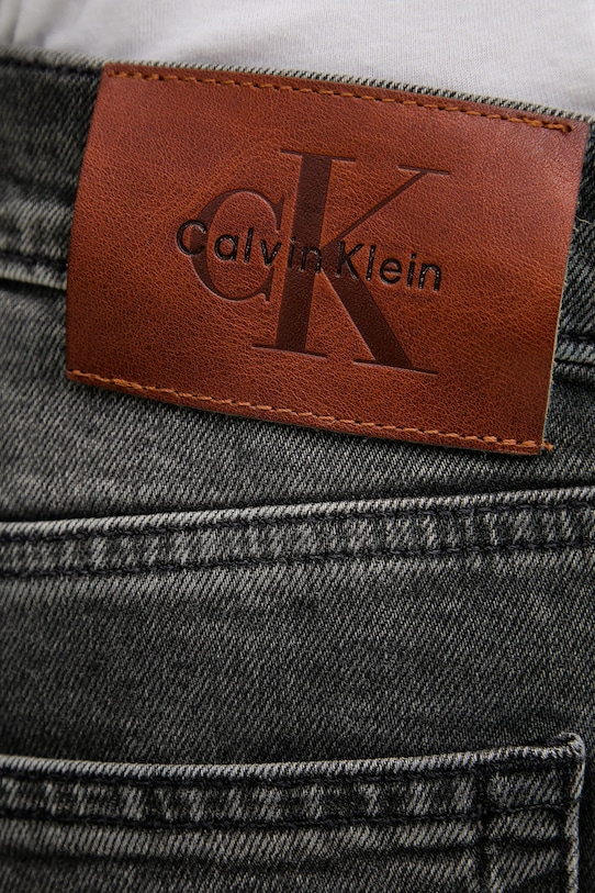 Džíny Calvin Klein Jeans šedá LV04RD702G