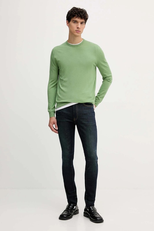 Calvin Klein Jeans jeansy LV04RD718G granatowy AW25