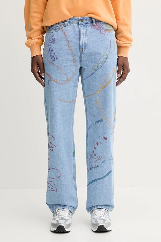 Desigual jeansy PAU niebieski 25WMDD01