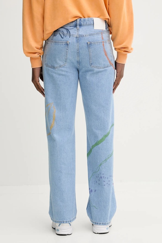Odzież Desigual jeansy PAU 25WMDD01 niebieski